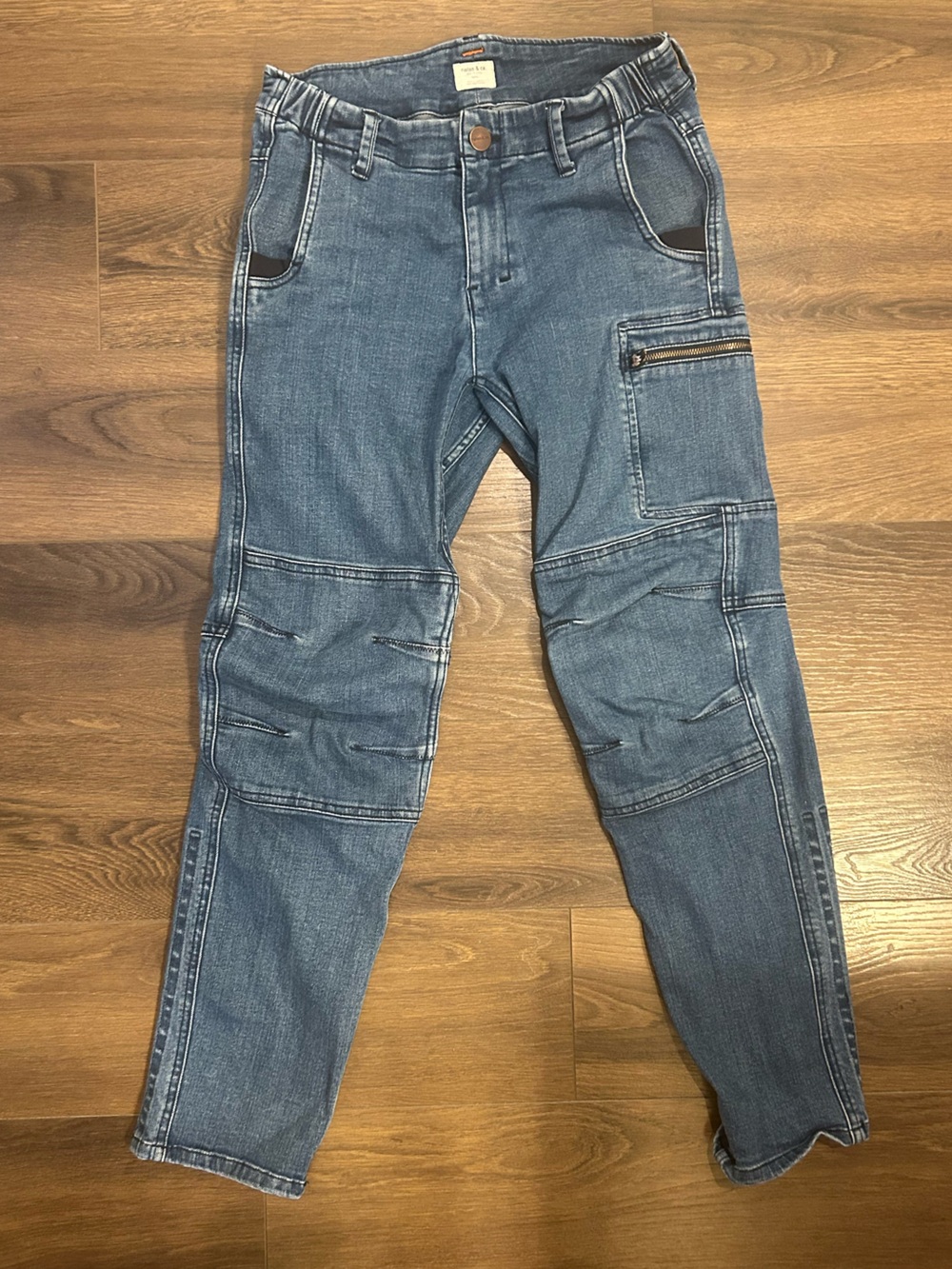 Ripton & Co Jeans Performance denim size 30 Double knees side pockets excellent!